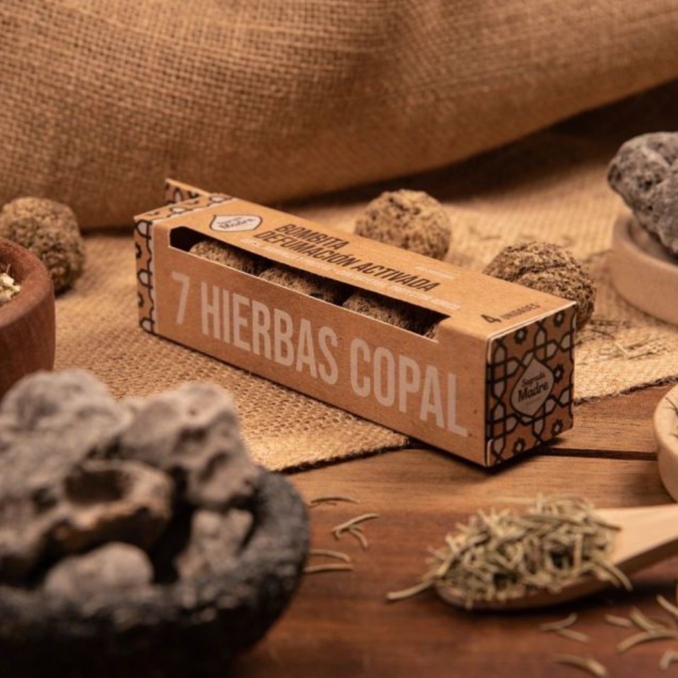 7-herbes-Copal encens