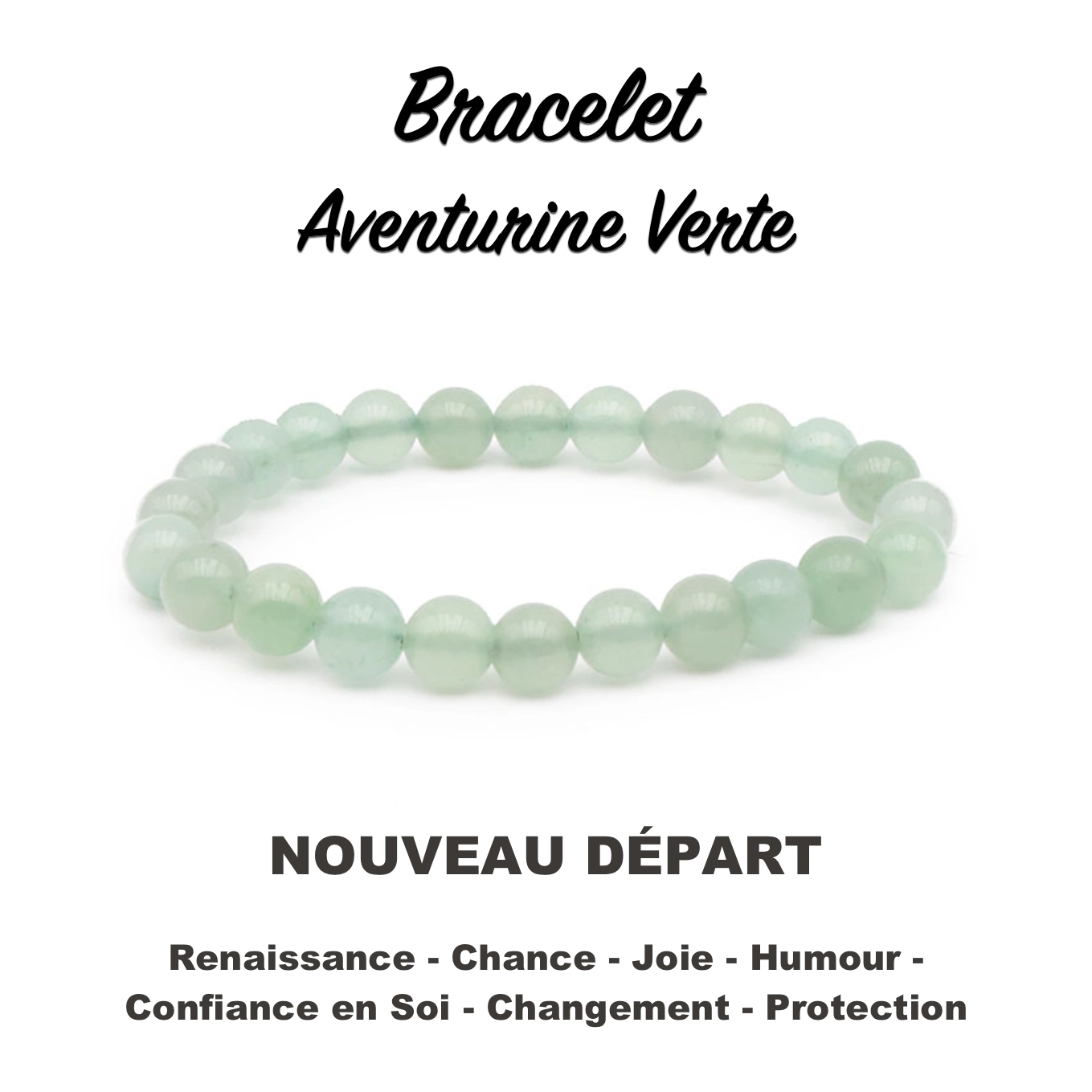 bracelet Aventurine verte nouveau départ