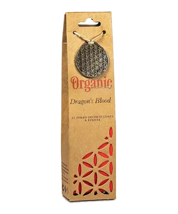Cônes d'Encens Parfumés "Sang de Dragon" + Brûleur