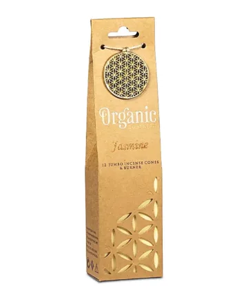 Cônes d'Encens Parfumés "Jasmin" + Brûleur