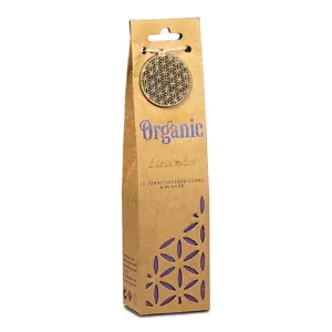 Cônes d'Encens parfumé "Lavande" + Brûleur