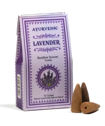 Cônes d'encens à refoulement Ayurvédique - Lavande