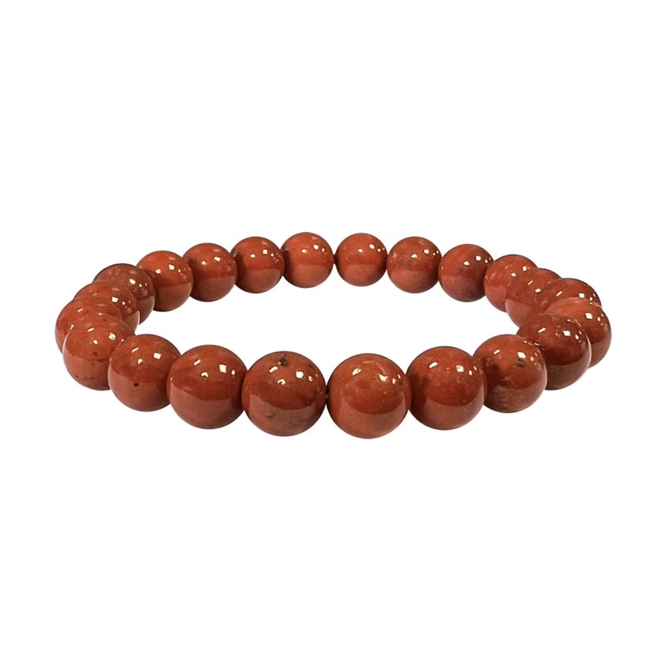Bracelet Jaspe Rouge Le Bracelet Jaspe Rouge, reconnu pour son énergie dynamisante, est un formidable activateur de vitalité. Ce type de jaspe, parmi les plus énergiques, agit directement sur les chakras inférieurs ainsi que sur les jambes et les genoux, libérant ainsi les blocages et favorisant une circulation fluide de l'énergie.