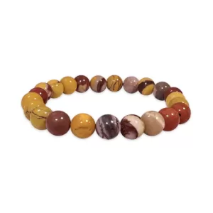 Le Bracelet Jaspe Mokaïte, composé d'une gemme australienne composée d'Opale et de Jaspe, se distingue par ses remarquables capacités de guérison, enrichissant à la fois le corps et l'esprit. Ce bracelet, non seulement élégant, accélère le processus de guérison lors des convalescences, restaurando ainsi énergie et vitalité de manière notable.