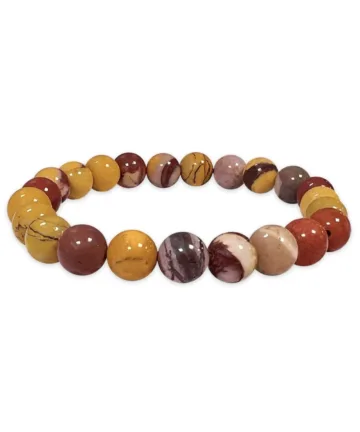 Le Bracelet Jaspe Mokaïte, composé d'une gemme australienne composée d'Opale et de Jaspe, se distingue par ses remarquables capacités de guérison, enrichissant à la fois le corps et l'esprit. Ce bracelet, non seulement élégant, accélère le processus de guérison lors des convalescences, restaurando ainsi énergie et vitalité de manière notable.