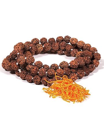 Collier Mala Rudraksha "Force Intérieure" 7MM