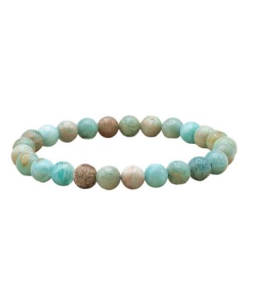 Bracelet Amazonite du Pérou - AB «Cœur des Anges»