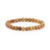 Le Bracelet Jaspe Bumblebee "Forge de Vulcain", inspiré par les couleurs vibrantes du bourdon, provient des volcans actifs de Java. Ce minéral rare incite à l'exploration de nouveaux horizons, aide à fixer et atteindre des objectifs, et favorise la paix intérieure.