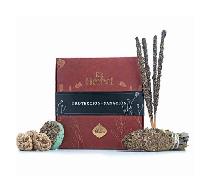 kit coffret fumigation protection guérison bien être sauge encens protection
