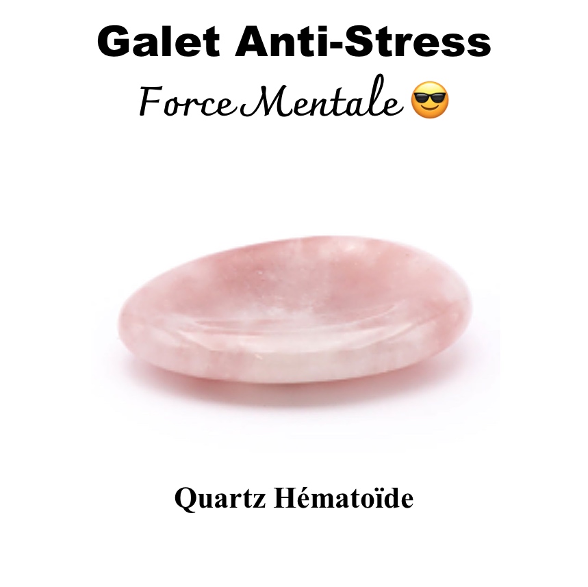 quartz hématoïde pierre