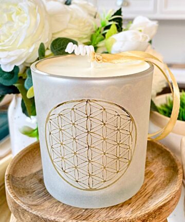 Bougie Surprise Cycle Éternel "Vanille" 🌿 - Arbre de Vie 🌳