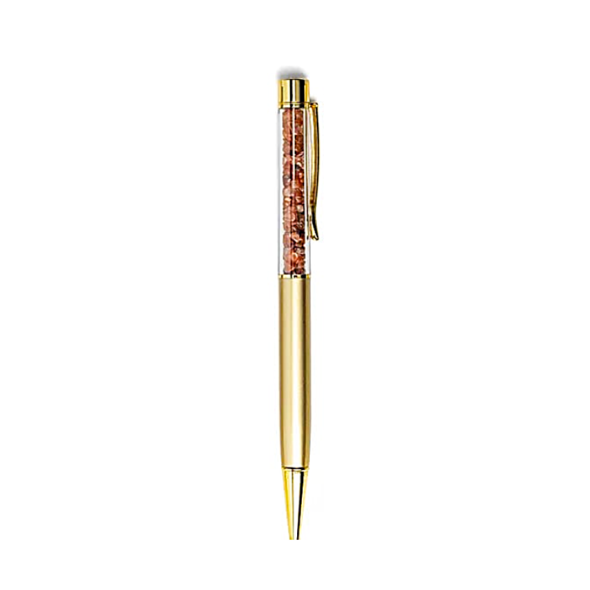 Stylo cornaline, pierre naturelle